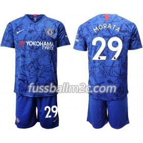 Fußballtrikots Chelsea Morata 29 Kinder Heim Trikotsatz 2019-2020